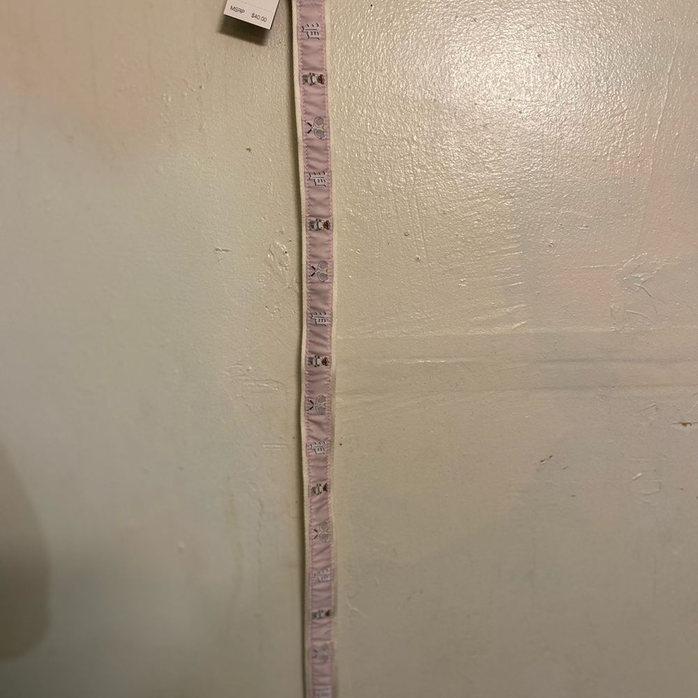 Ralph Lauren Pink and White Key Fob